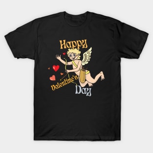 valentines day funny cupid goofy popular trends T-Shirt